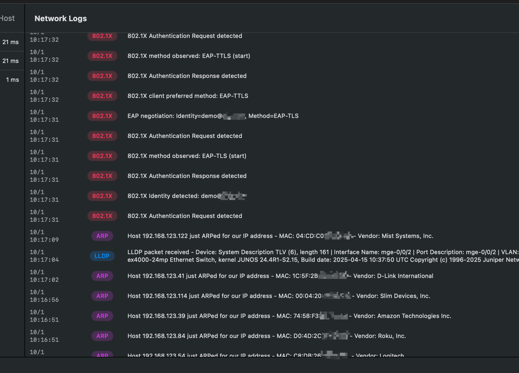 Wireless Network Details